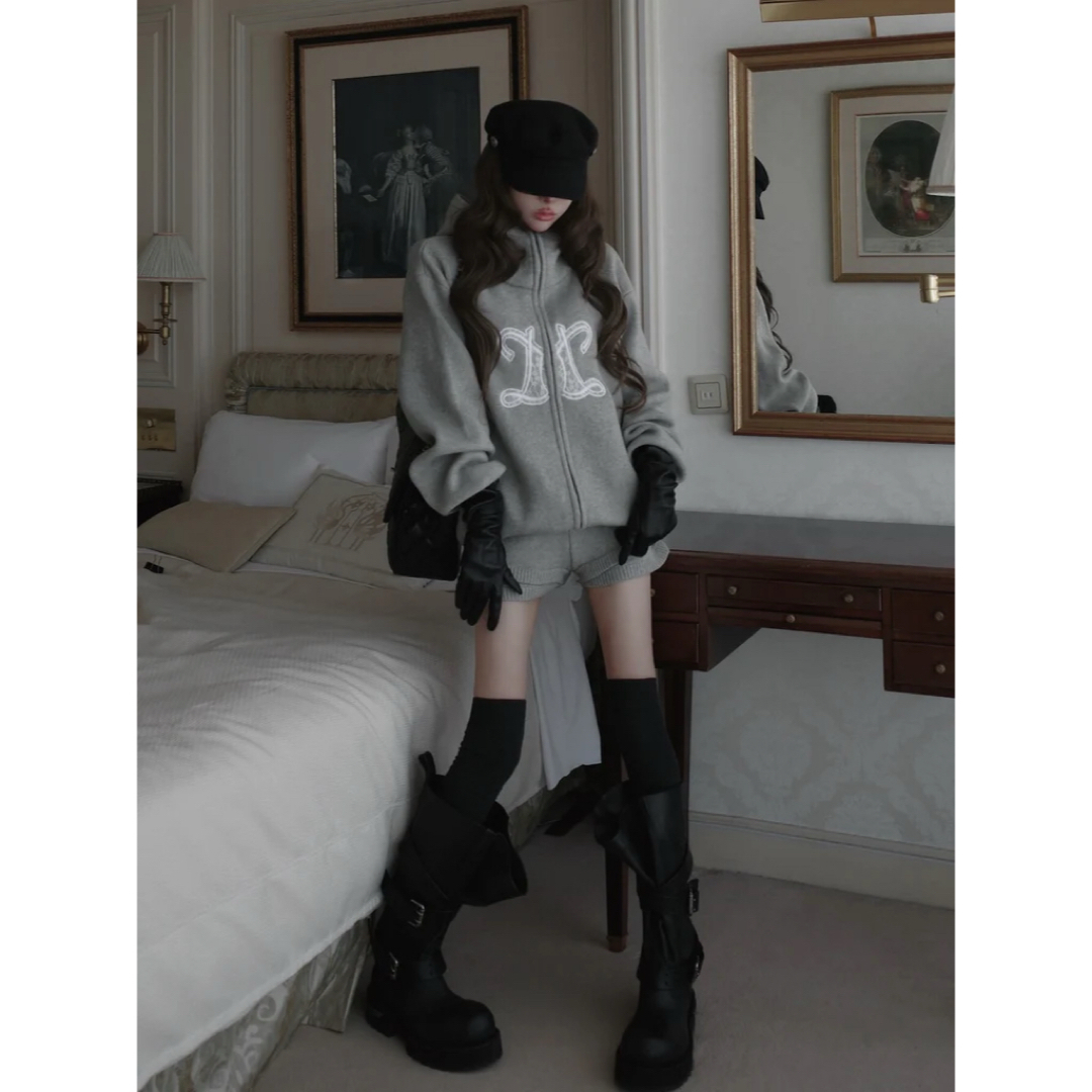 darich インフィニティロゴパンツニットセットアップの通販 by