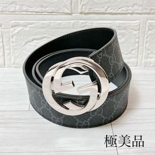 GUCCI - グッチ GUCCI GGゴールド シルバーバックル レザーベルト