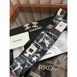 CHANEL - 美品❤最高級 CHANEL シャネルオリラグマフラー ココマークの