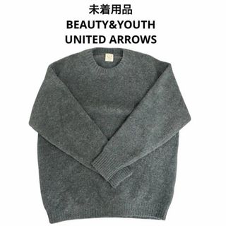 H beauty youth モヘア ニット セーター チャコール グレー M BEAUTY&YOUTH UNITED ARROWS - 【DK.GRAY】【M】<H>モヘヤ アゼ V
