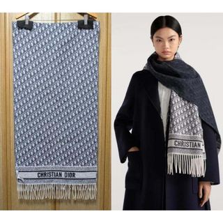 Christian Dior（マフラー/ショール ・ ブルー・ネイビー/青色系）の