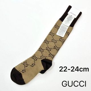 GUCCI - GUCCI ラメ入りソックス 靴下 ハイソックス レディース ピンク