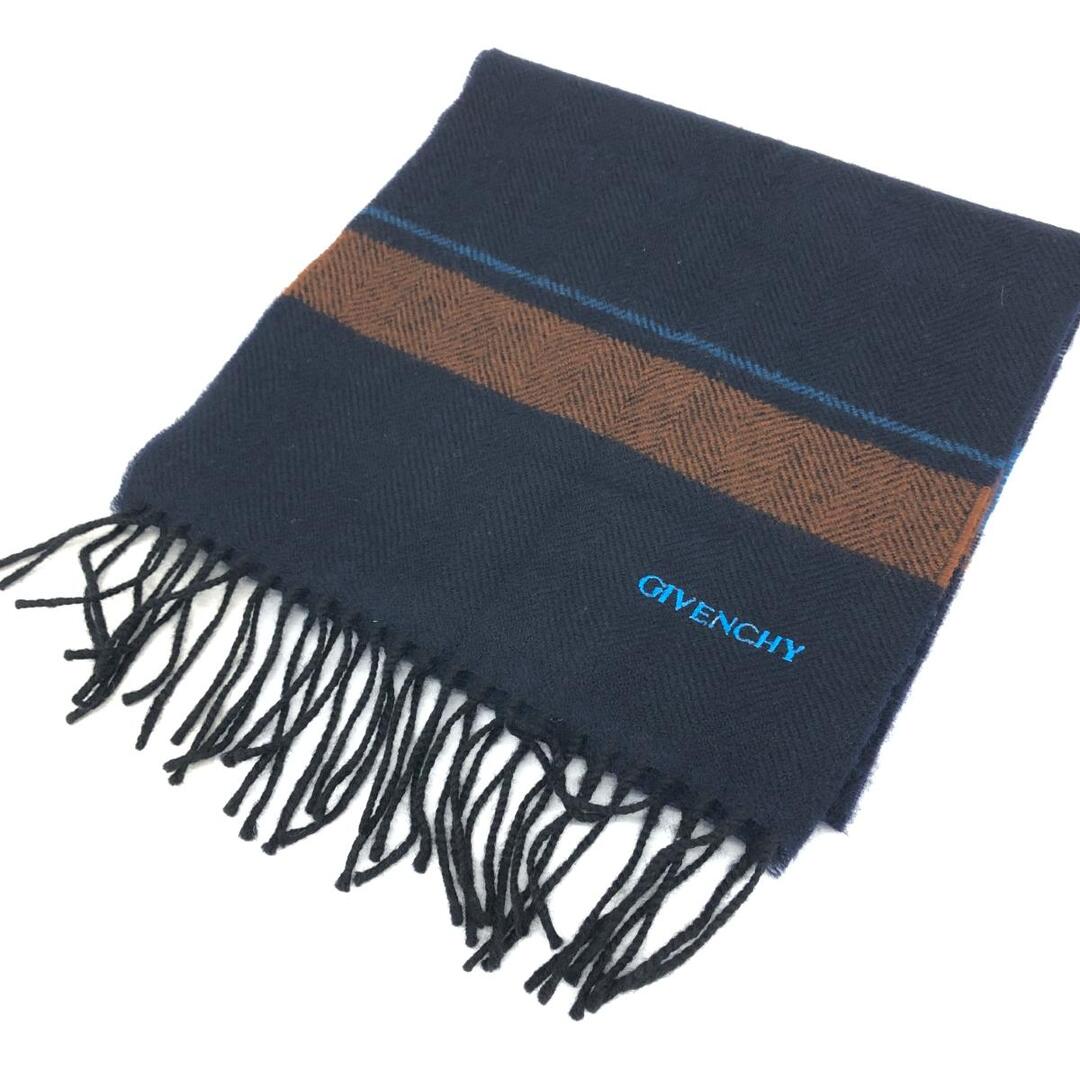 GIVENCHY - GIVENCHY ジバンシィ マフラー スコットランド製/フリンジ