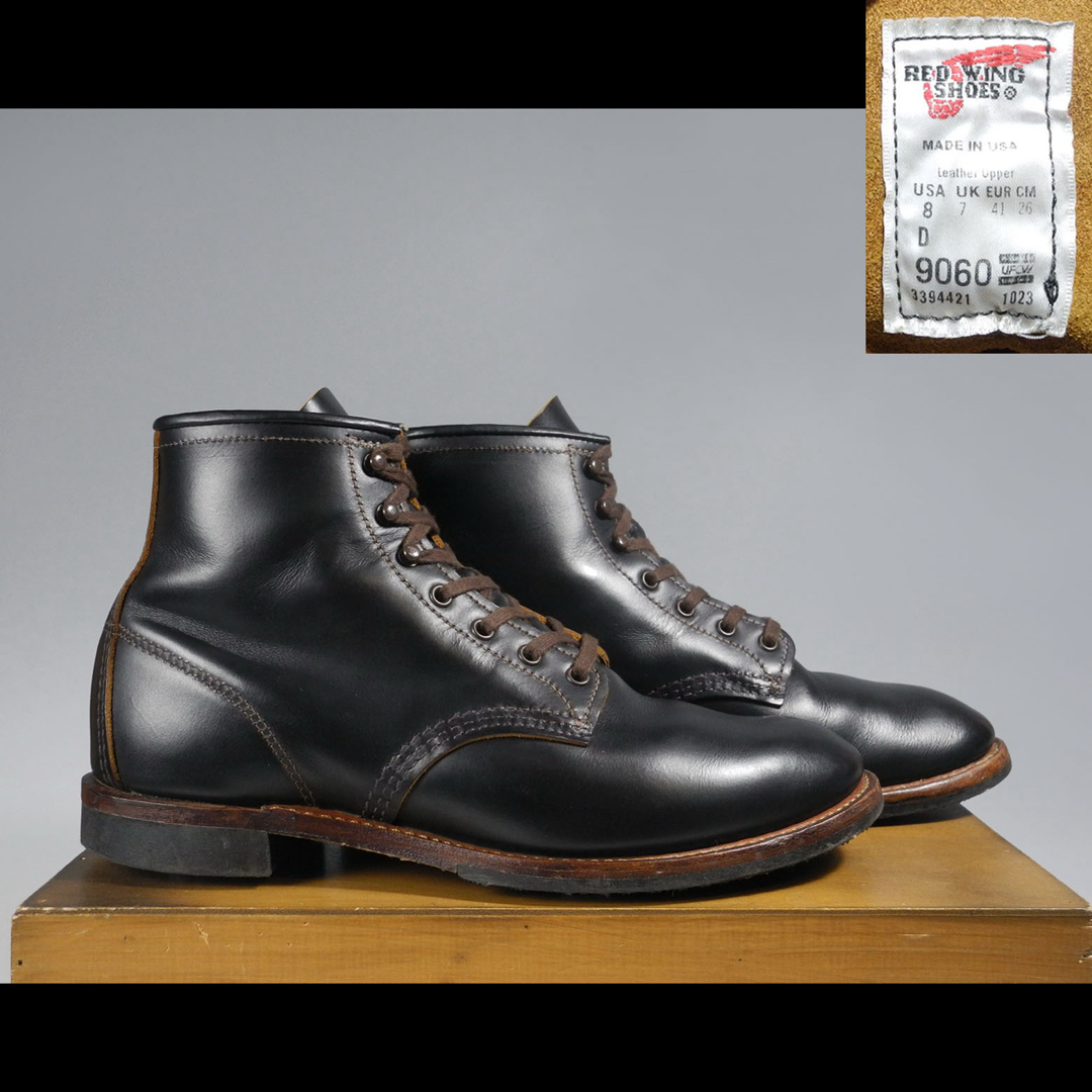 REDWING - 9060ベックマンフラットボックス9014茶芯9414 9062 9063の