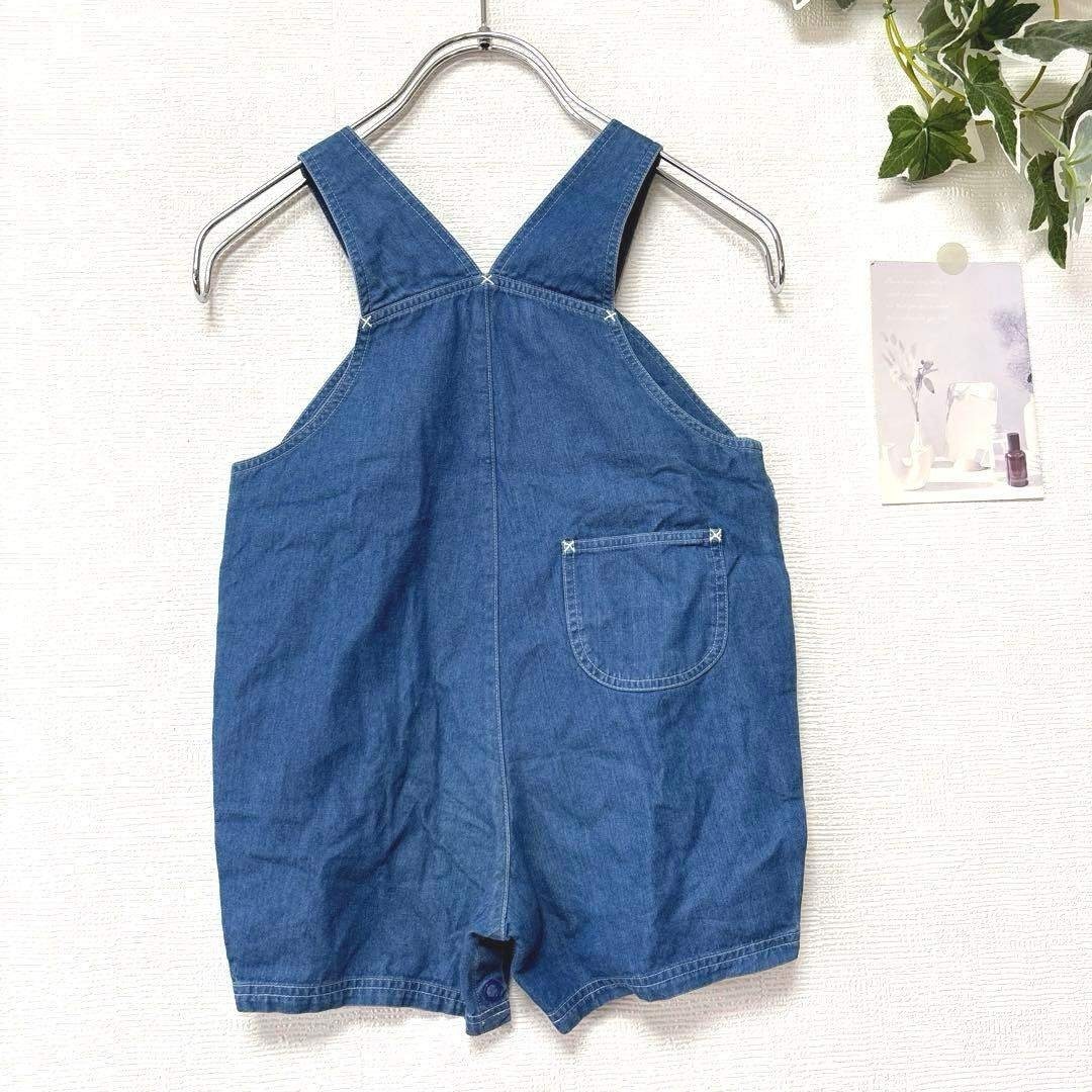 familiar - 11247 FAMILIAR ファミリア ロンパース オーバーオール 90