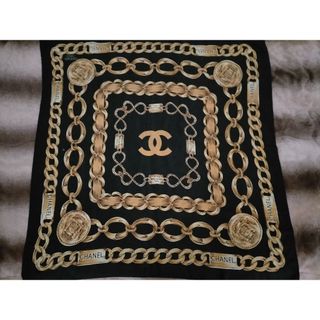 CHANEL - 美品 CHANEL シャネル ココマーク ロゴ チェーン 大判