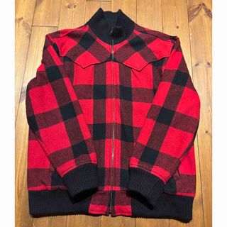 WOOLRICH - Woolrich ウールリッチ 90s チェックウールブルゾン