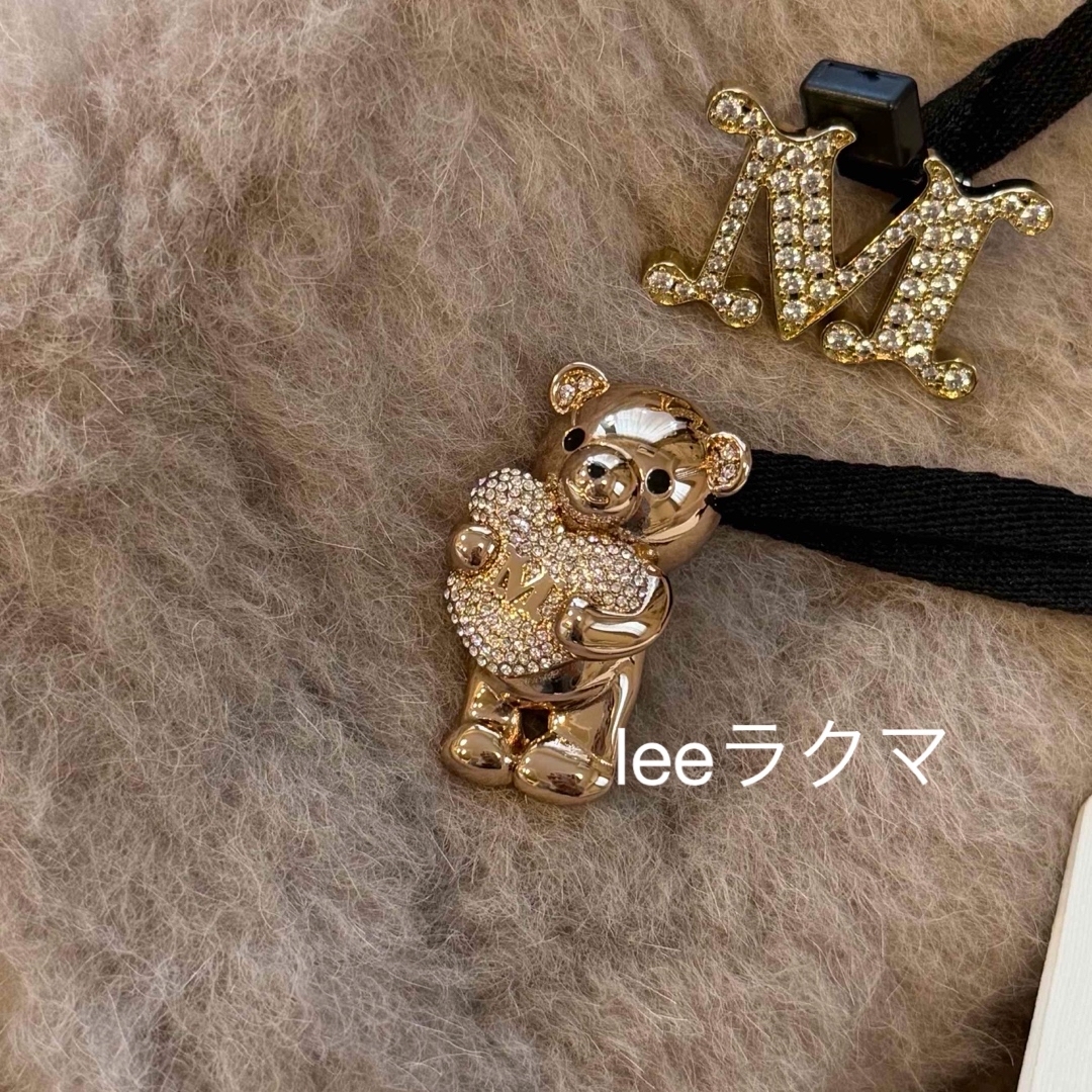 Max Mara - MaxMara テディベア ハート ブローチの通販 by