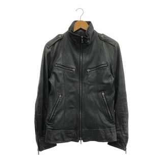 SHELLAC - シェラック羊皮革シープレザームートンファーフードパーカー