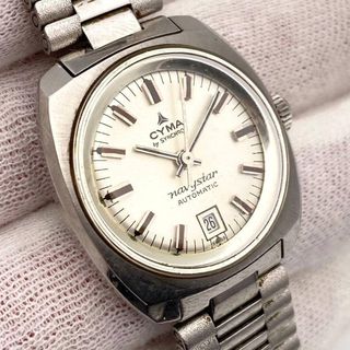 CYMA - CYMA 腕時計 シルバー 1P ダイアモンド の通販 by Arouse 's