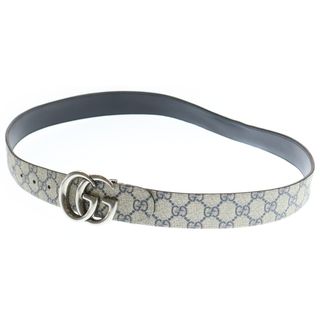 GUCCI - グッチ GUCCI GGゴールド シルバーバックル レザーベルト