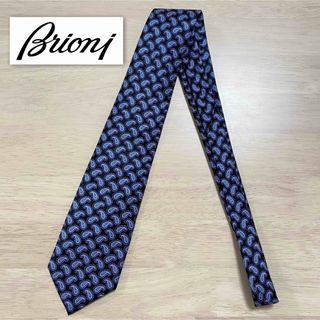 Brioni - 新品未使用 ブリオーニ ネクタイ ブルー 箱付きの通販 by べ