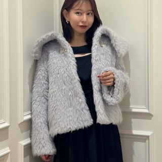 Her lip to - Herlipto ファーコートの通販 by mry_nnn11's shop