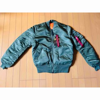 ALPHA INDUSTRIES - MA-1 タグの通販 by ばーく1652's shop｜アルファ