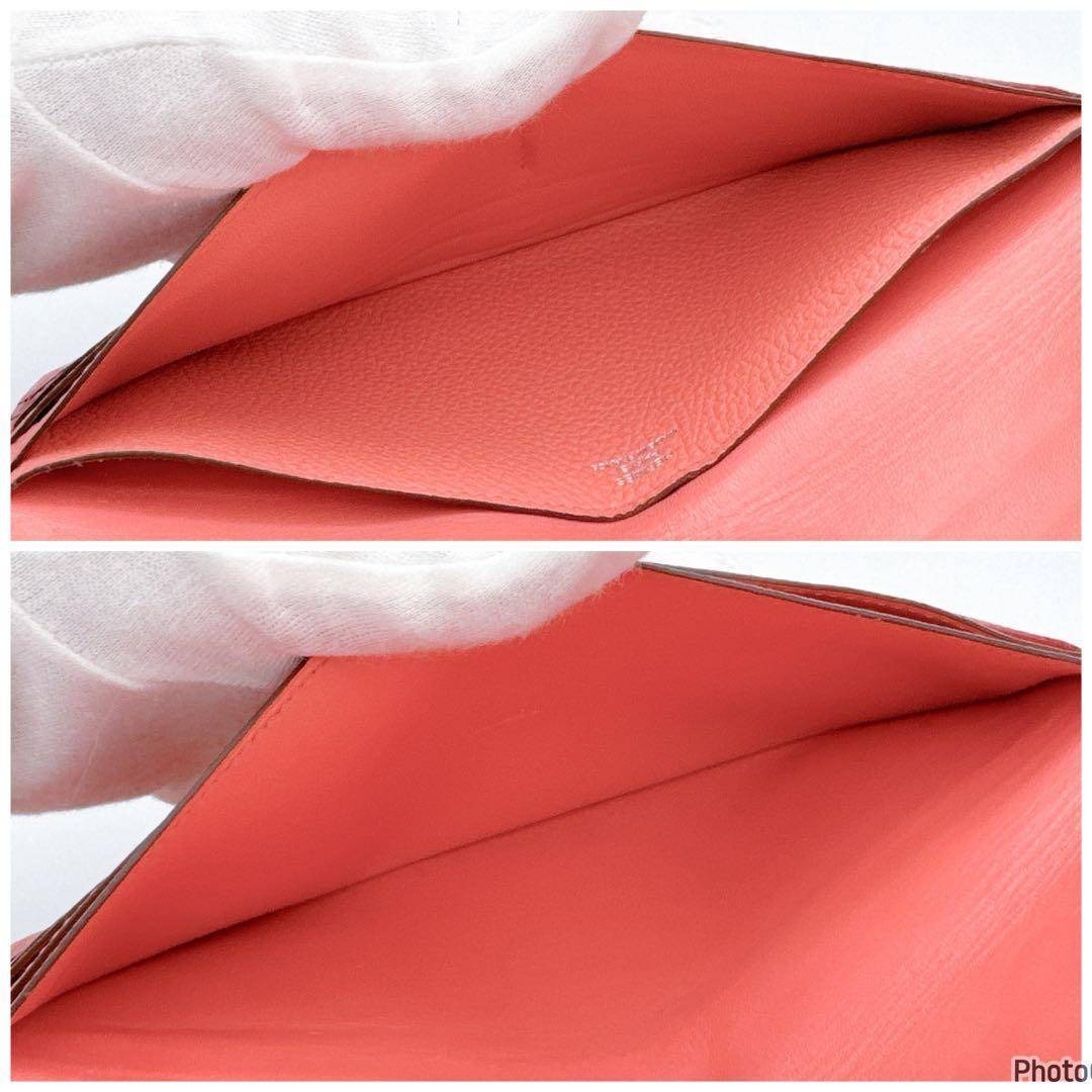 HERMES - エルメス ドゴン ロング ピンク 二つ折り 長財布 71の通販 by