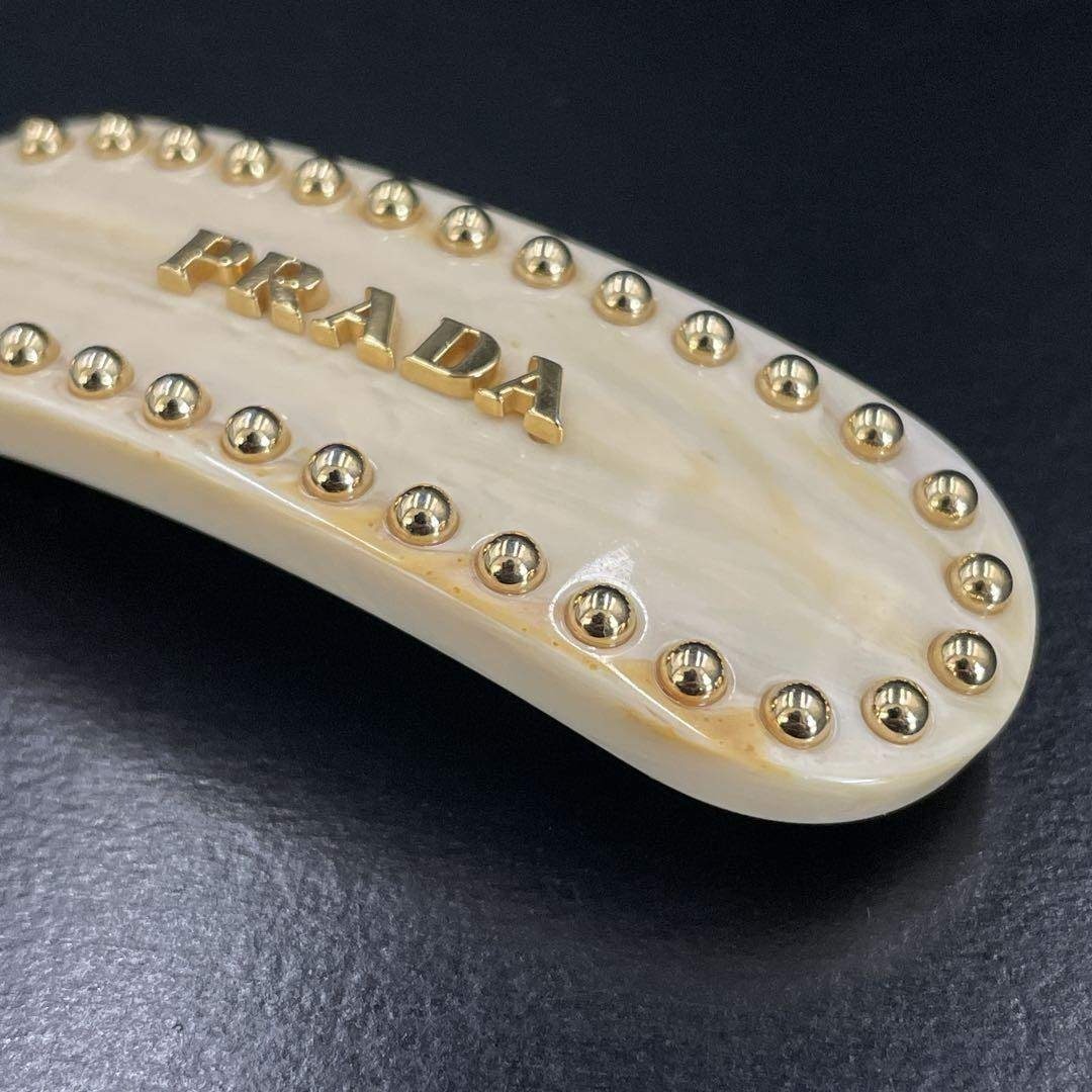 PRADA - 確実正規品 美品 プラダ プレックス ヘアクリップ バレッタ
