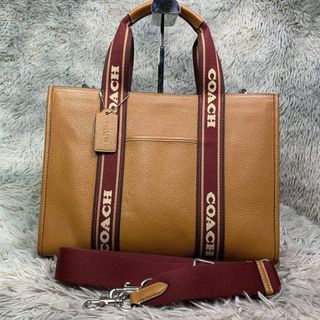 COACH - 本物オールドコーチCOACH本革レザートートビジネスバッグ
