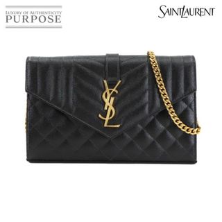 SAINT LAURENT - YSLラインオリガミタイニーウォレット《三つ折り財布