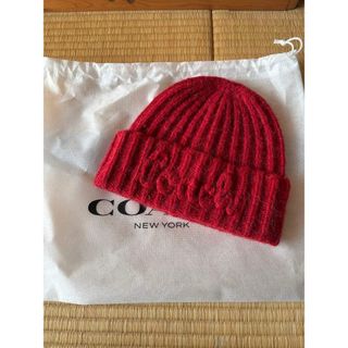 COACH - コーチ ニット帽美品 - シグネチャー柄の通販 by ブランディア