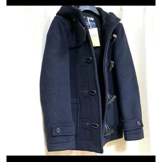 バーバリー ロンドン ダッフルコート ロング丈 ウール S グレー