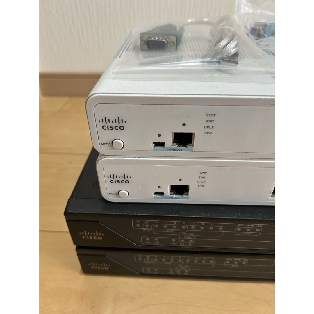 CISCO - 【CCNA、CCNP】静音セット 4台セットCisco 891FJ、2960の通販