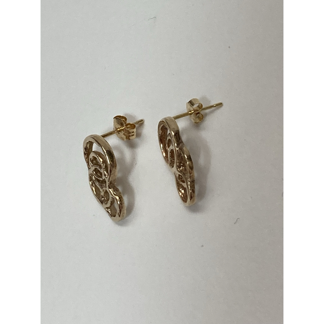 KAORU - 美品 カオル kaoru スパングル ピアス S／K10ピンクゴールドの