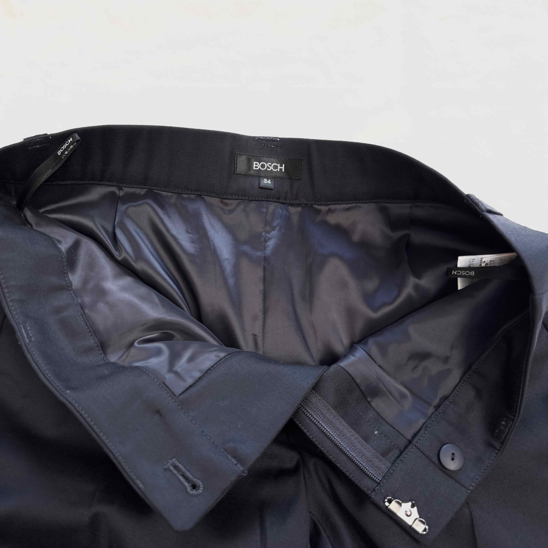 BOSCH - 極美品☆ボッシュ シルク混 スーツ セットアップ ノーカラー