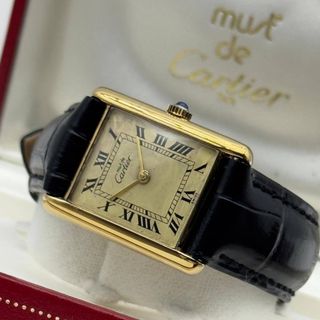 Cartier - カルティエ サントスガルベ LM デイト クォーツ 腕時計 SS