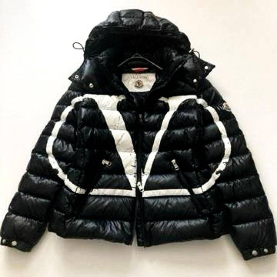 VALENTINO - 【希少コラボ】VALENTINO×MONCLER ダウンジャケット 38 黒