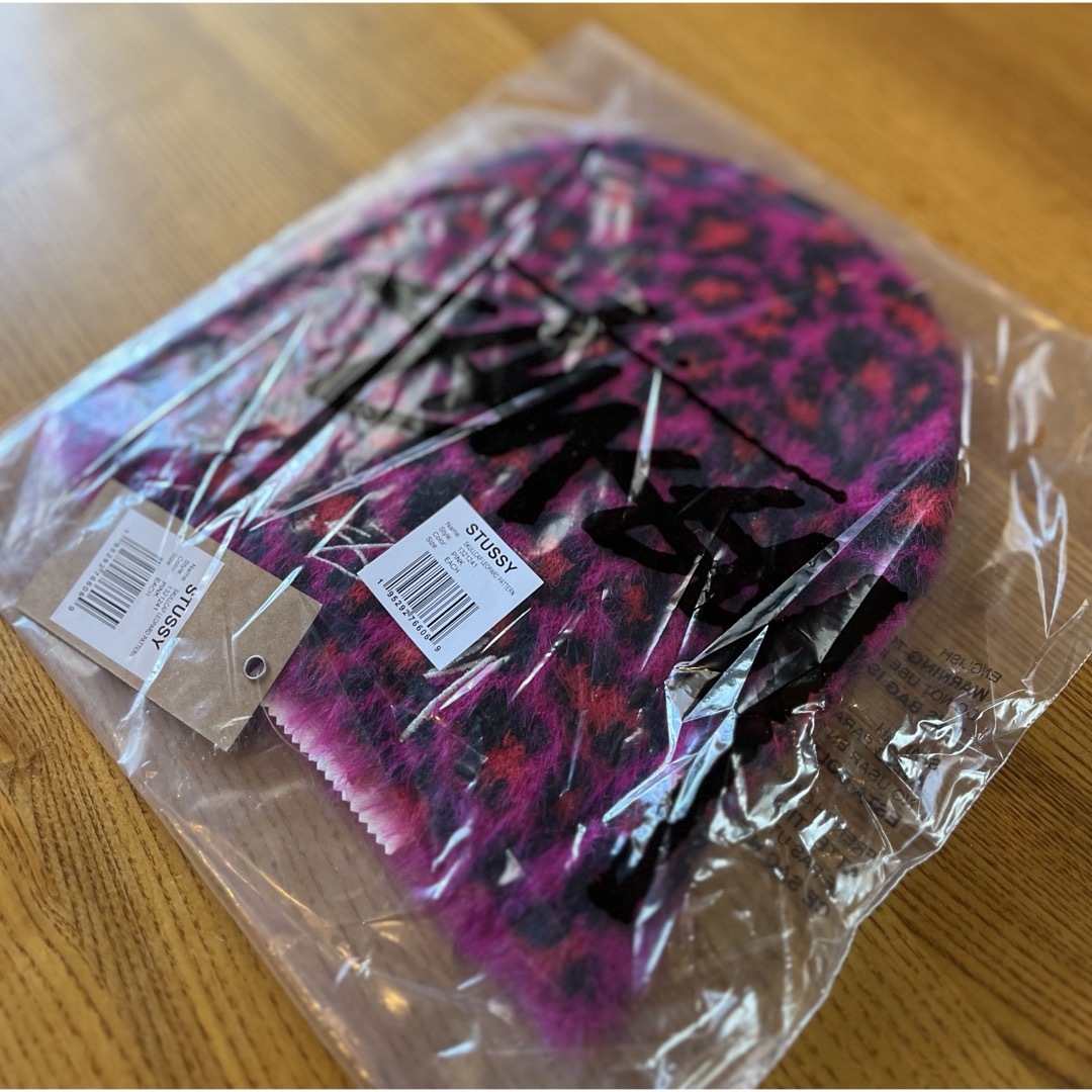 STUSSY - 新品 HO25 ステューシー Leopard Pattern ニットキャップの