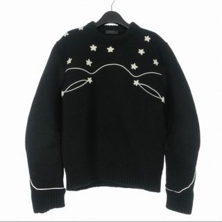 PRADA - PRADA プラダ ネオン プリント クルーネック ニットセーター