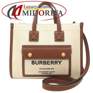 BURBERRY - 【美品】Burberry's ハンドバッグ ロゴプレート モノグラム
