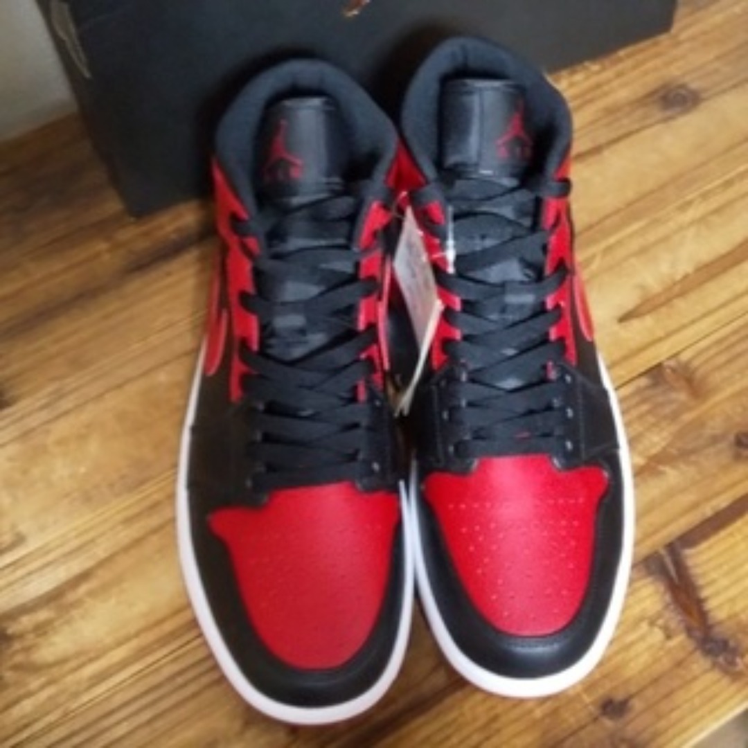 Jordan Brand（NIKE） - NIKE AIR JORDAN 1 MID BRED 未使用 28の通販