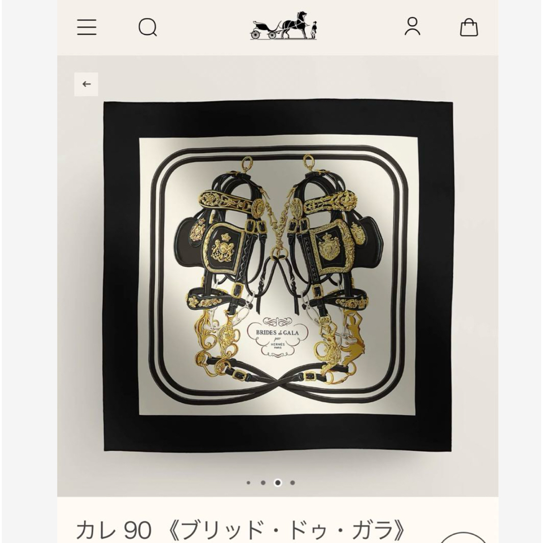 HERMES - 新品・未開封 HERMES カレ ブリッド・ドゥ・ガラの通販 by