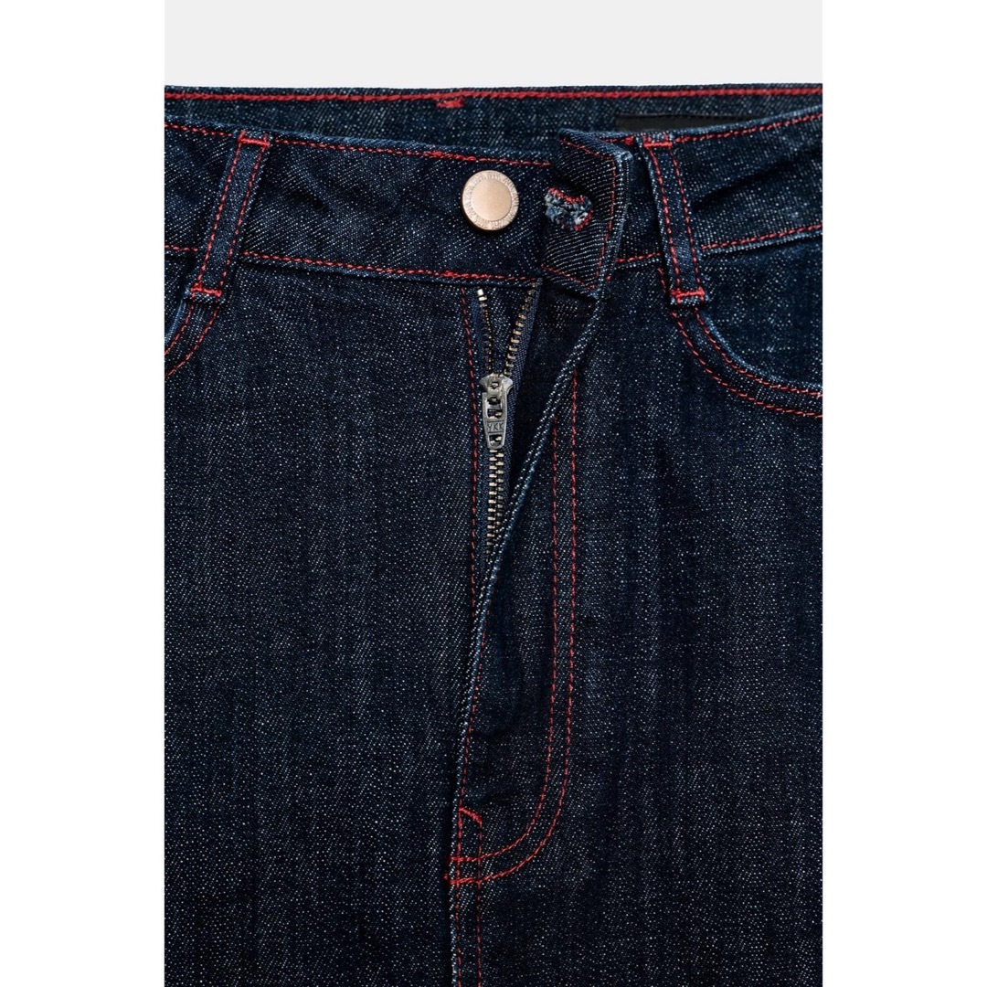 ZARA - 完売品 ZARA Z1975ミディ丈デニムスカート Mサイズ新品タグ付き