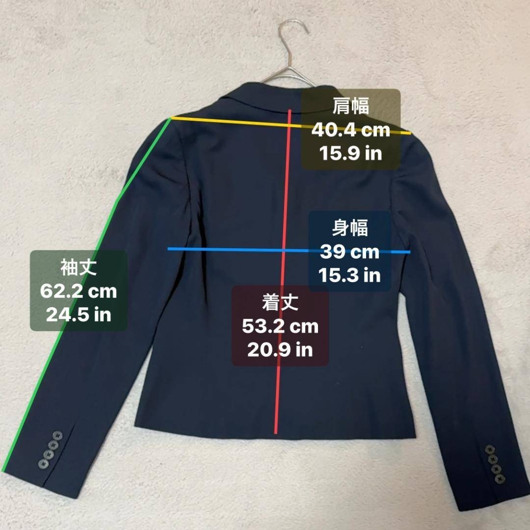 ラルフローレン セットアップ スーツ ネイビー 7号 フォーマル