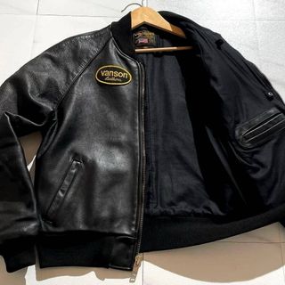 VANSON - 美品 バンソン VANSON レザージャケット シングル ライダース