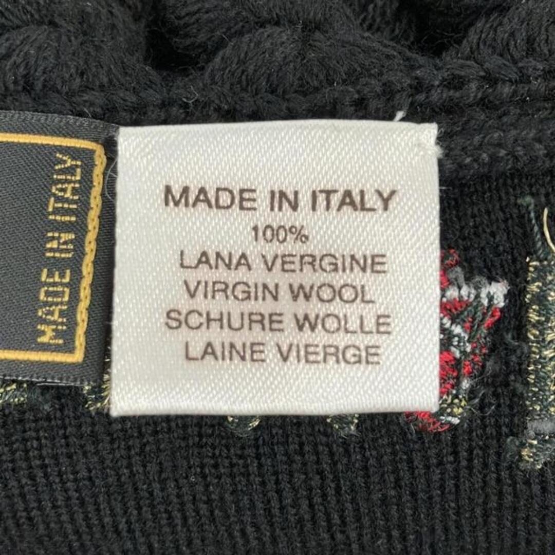 FENDI - FENDI(フェンディ) ストール(ショール)美品 - 黒 ラメ/刺繍