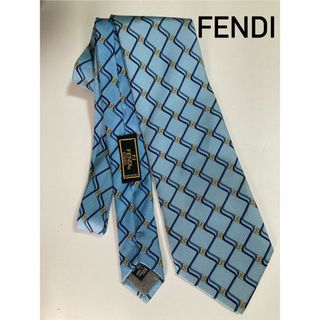 FENDI - ꧁美品꧂ フェンディ ネクタイ ズッカ ズッキーノ ロゴグラム