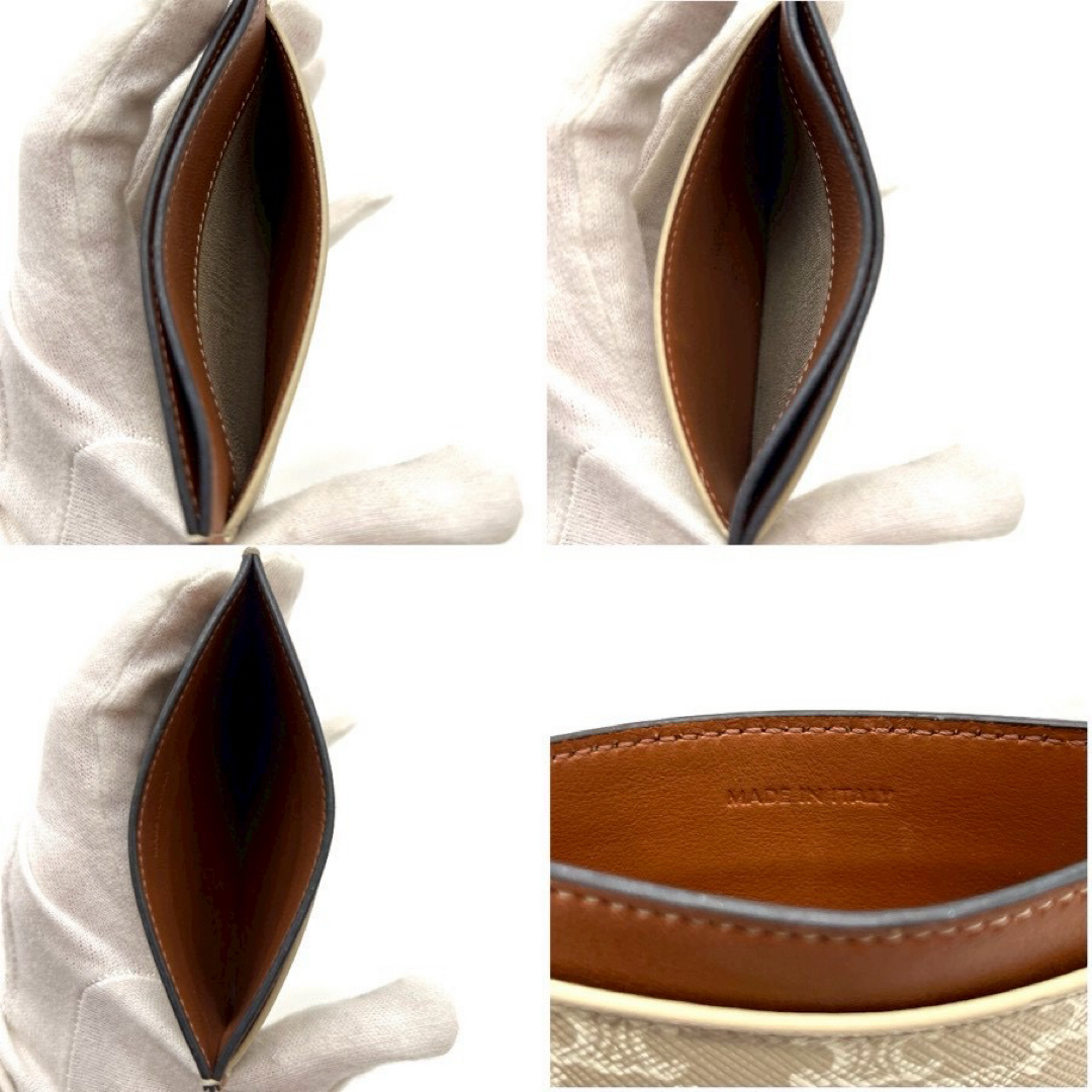 CELINE - CELINE セリーヌ トリオンフ ロゴ カードケース レザー PVC