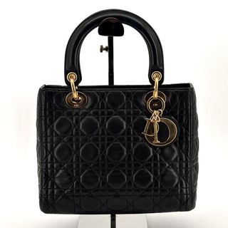 Christian Dior - 良品 カナージュ ディオール キルティング ブラック