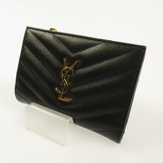 SAINT LAURENT - YSLラインオリガミタイニーウォレット《三つ折り財布