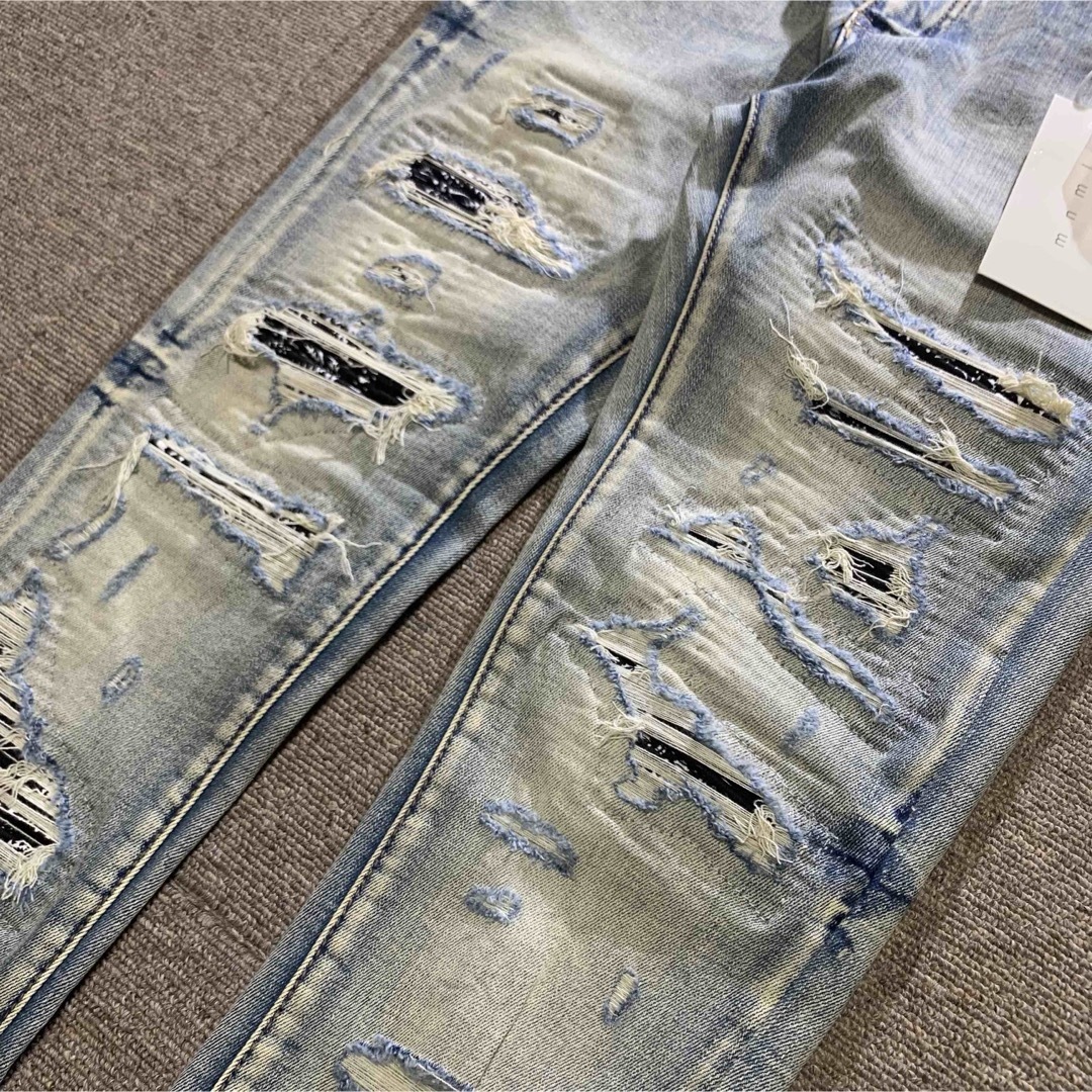 mnml - mnml ミニマル【新品未使用】ペイズリーストレッチスキニー