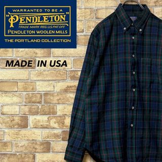 PENDLETON - PENDLETON 23AW コットン オンブレ シャドー チェック