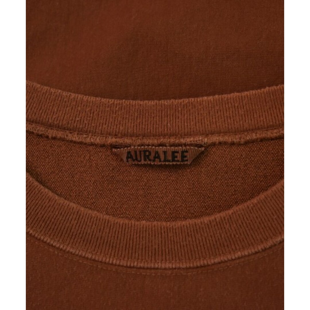 AURALEE - AURALEE オーラリー スウェット L 茶 【古着】【中古