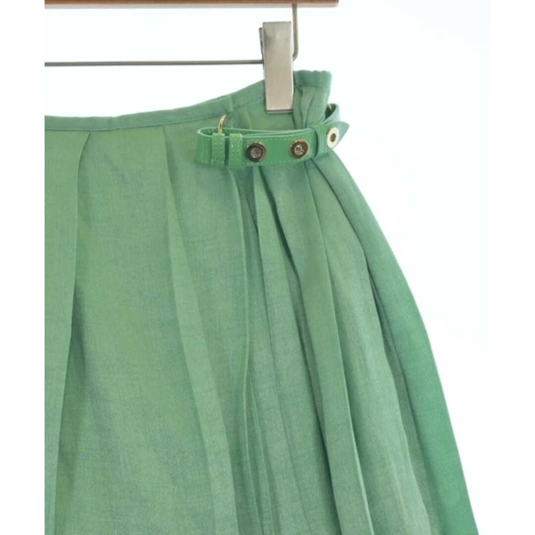 FENDI - FENDI フェンディ ひざ丈スカート M 緑 【古着】【中古