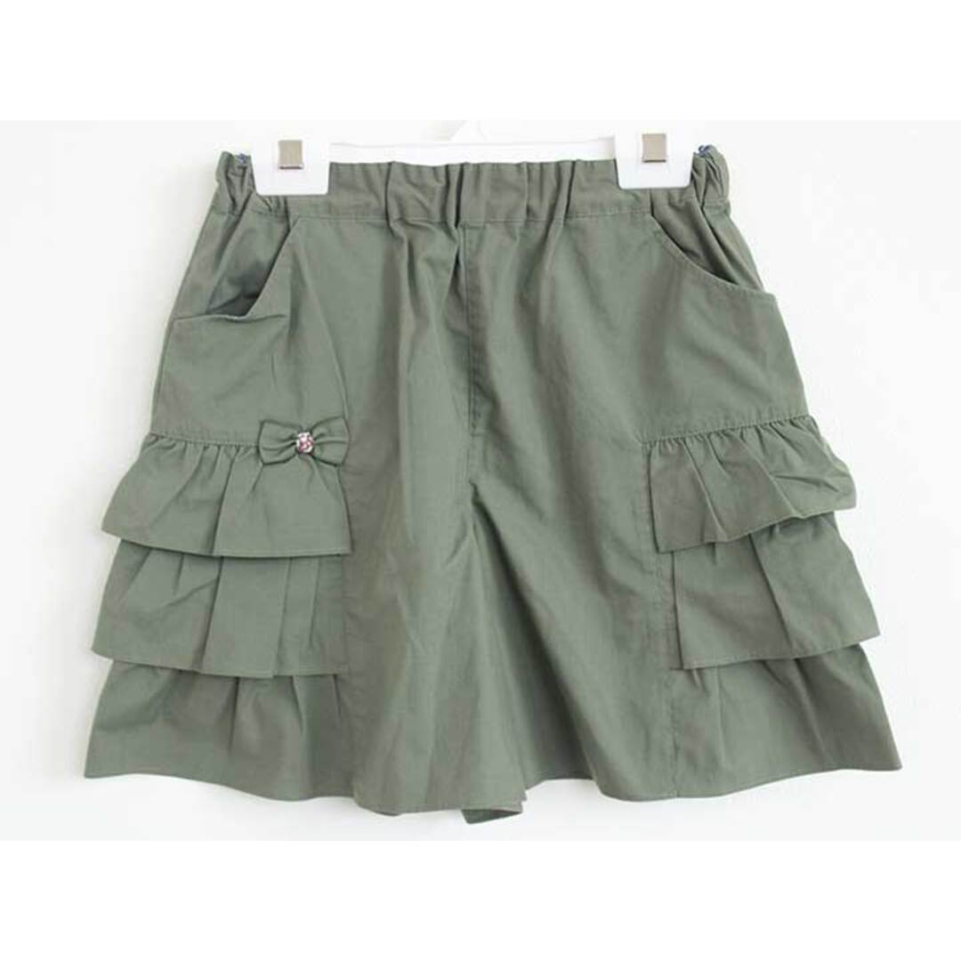 familiar - ファミリア キュロットスカート 140cm キッズ 女児 カーキ