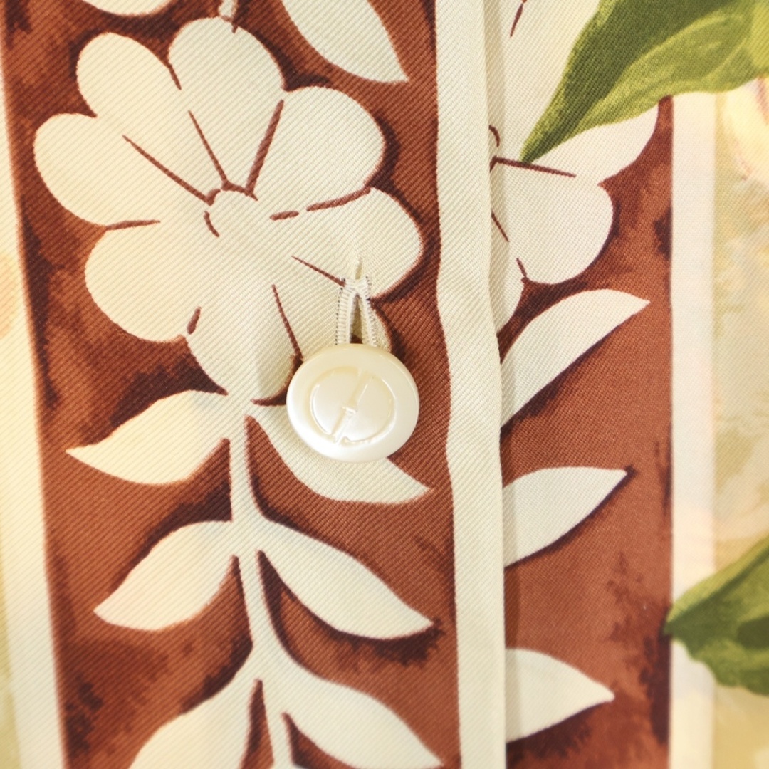 GUCCI - GUCCI グッチ トムフォード期 フラワー シルクシャツ ベージュ