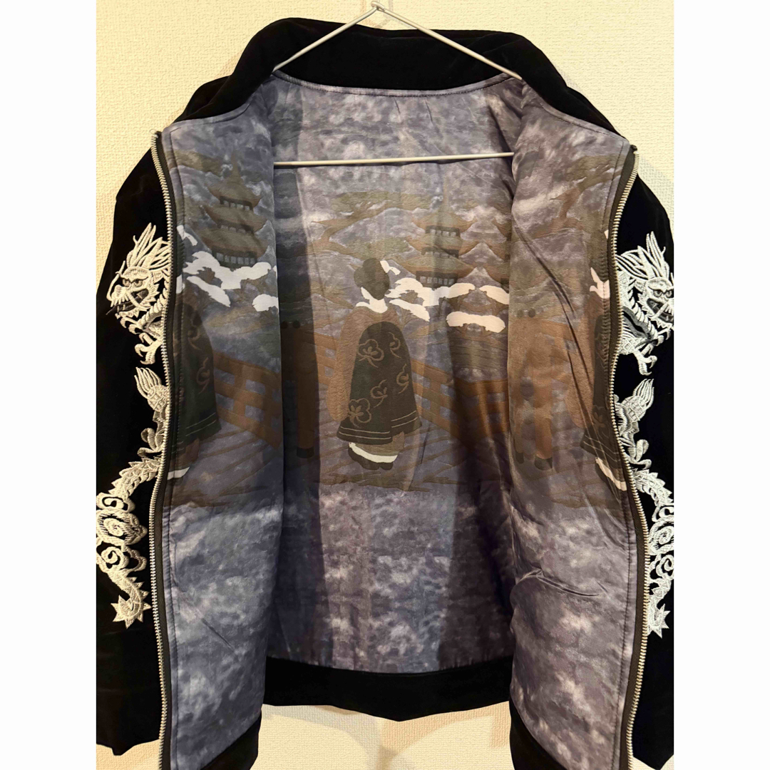 50s スーベニアジャケット スカジャン 別珍 ベルベット レプリカの通販