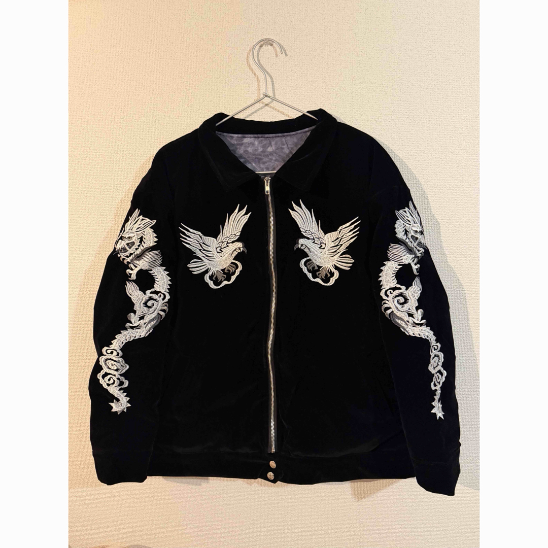 50s スーベニアジャケット スカジャン 別珍 ベルベット レプリカの通販